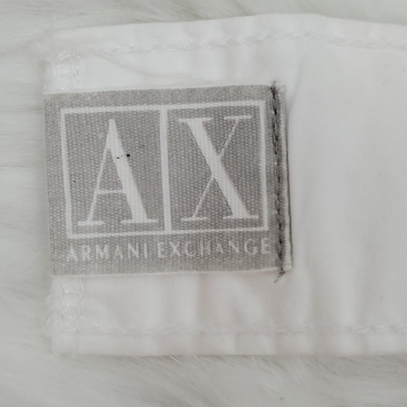 Armani Exchange white belt metal buckle - Picture 2 of 6